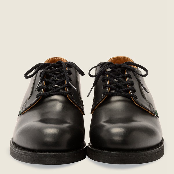 Red Wing Mens Oxford - Postman - Chaparral Leather - Black - ZPD182543